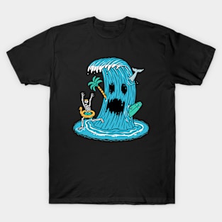 Killer Waves // Funny Surfing Summer Cartoon T-Shirt